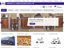 Tablet Screenshot of hk-hornsyld-shop.dk